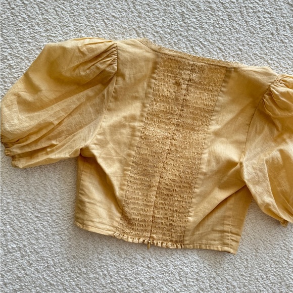 REFORMATION Cilantro Top in Parmesan 0 - Picture 6 of 6